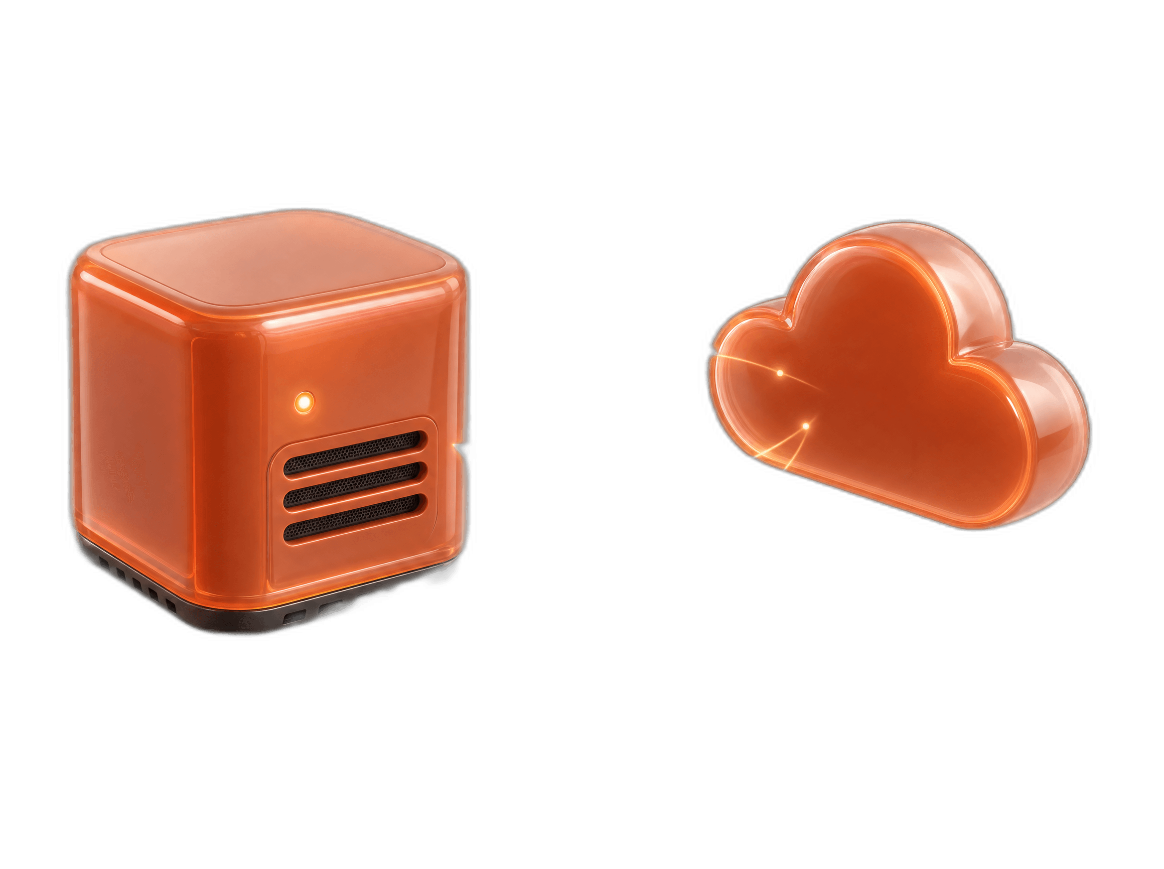 Your office AI connected to cloud AI — using both where each works best